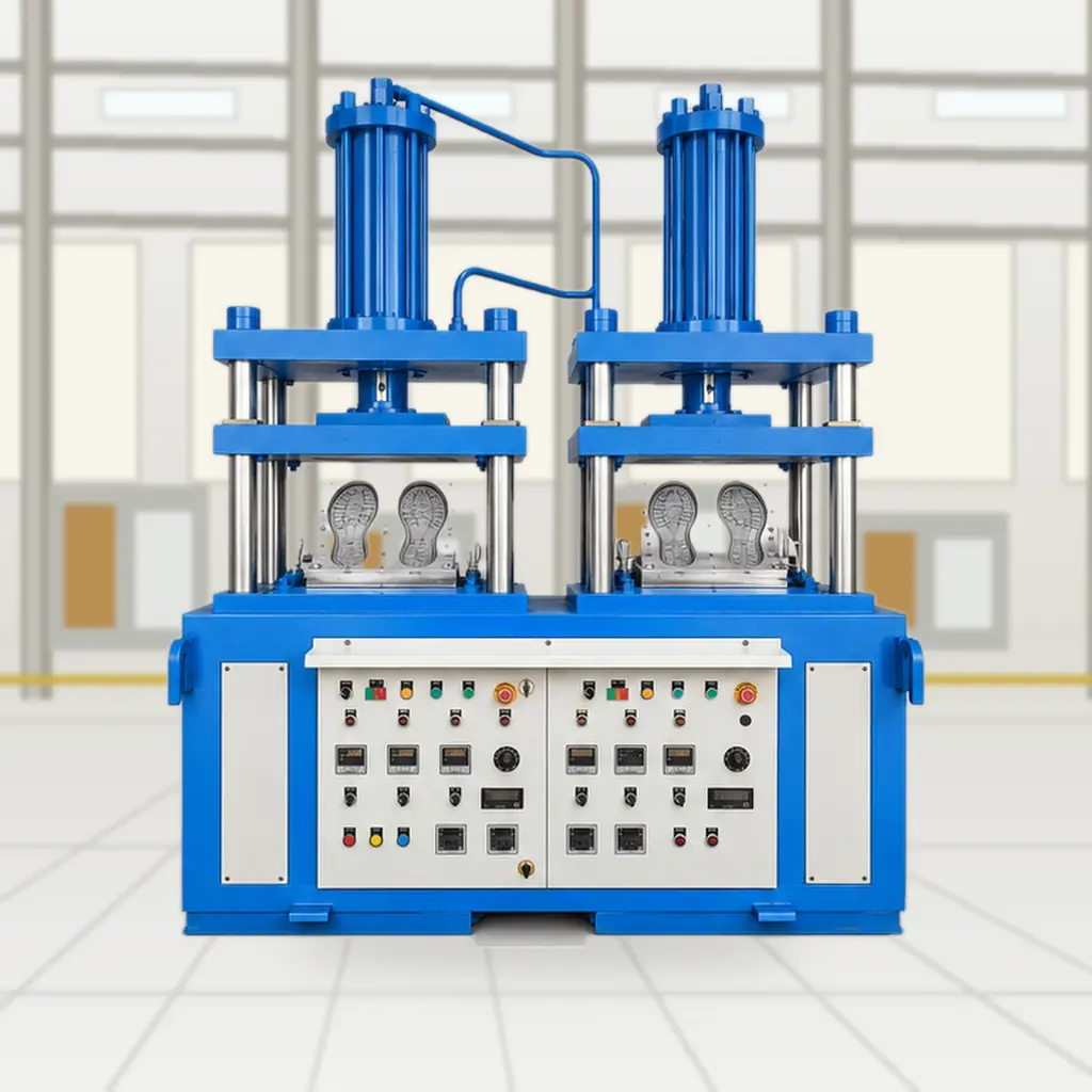 TPR and PVC sole moulding machine