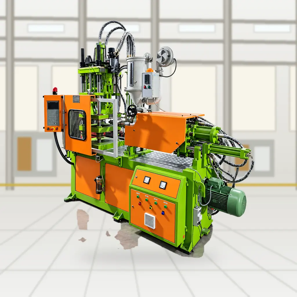 Insert moulding machine with toggle locking