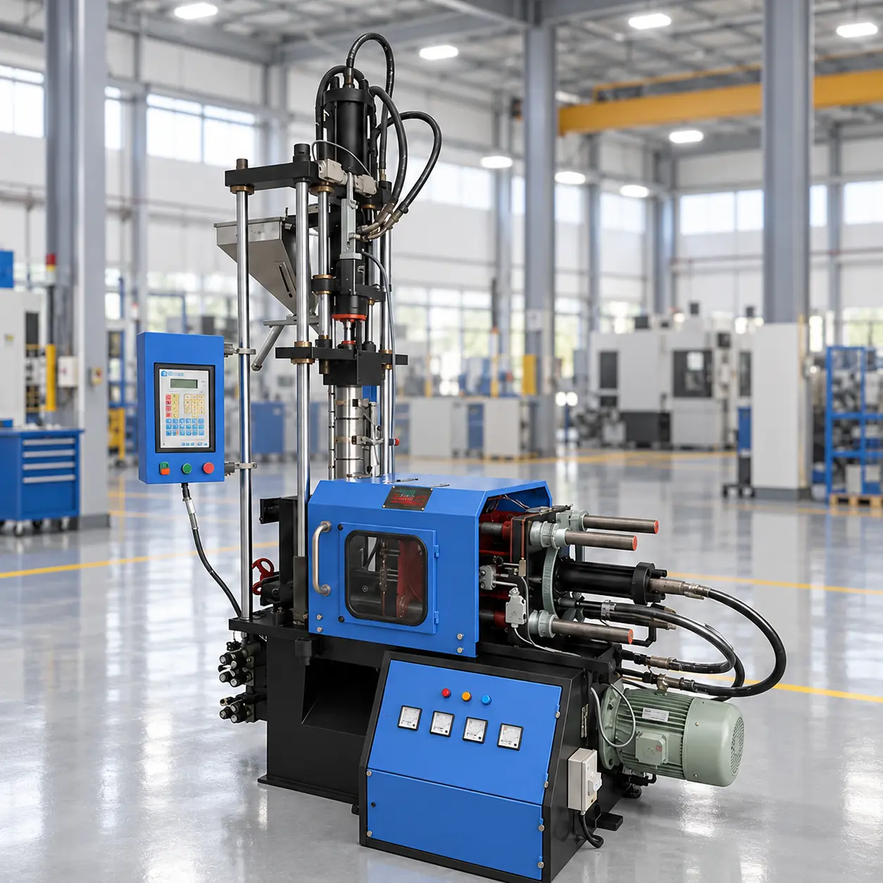 Vertical Injection Moulding Machine